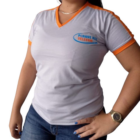 Confeco de camisetas bordada ou estampada personalizadas em SP